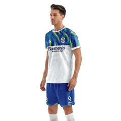 ORKY Soccer Jersey with Short, Customize Name Number Shirt, Men Football Kit Lava White