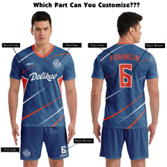Create Personalized Football Jerseys with Unique Designs Today - ORKY Galaxy Blue