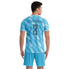 Soccer Jersey Maker: Design Your Own Football Kit Online - ORKY Football Kit Melody Light Blue