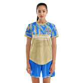 Women Soccer Jersey with Short, Customize Name Number Shirt, Football Training Kit Lava Khaki