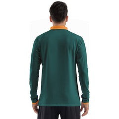 ORKY Men Customize Soccer Sweatshirt, Custom Made Name Number Jumper, Football Warm Up Pullover Green