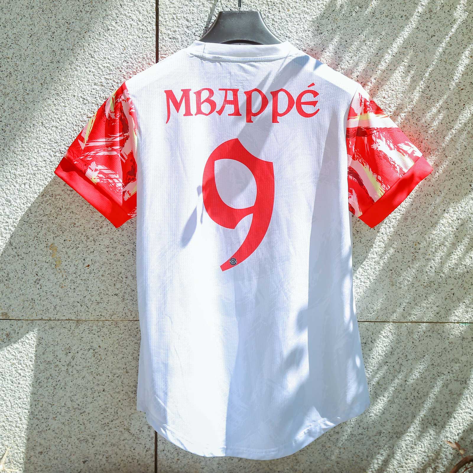 Women Soccer Jersey with Short, ORKY Custom Made Name Shirt, Football Training Kit Lava White Red