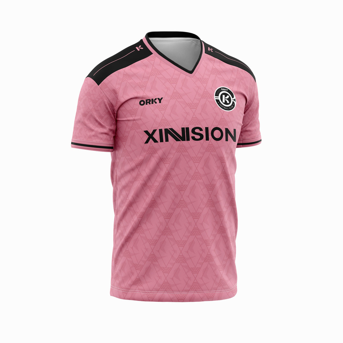 ORKY Soccer Jersey, Men Customize Name Shirt, Blokecor Fashion Pink Clothes